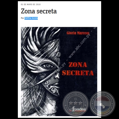 ZONA SECRETA - Por DELFINA ACOSTA - Sábado, 01 de Mayo de 2010